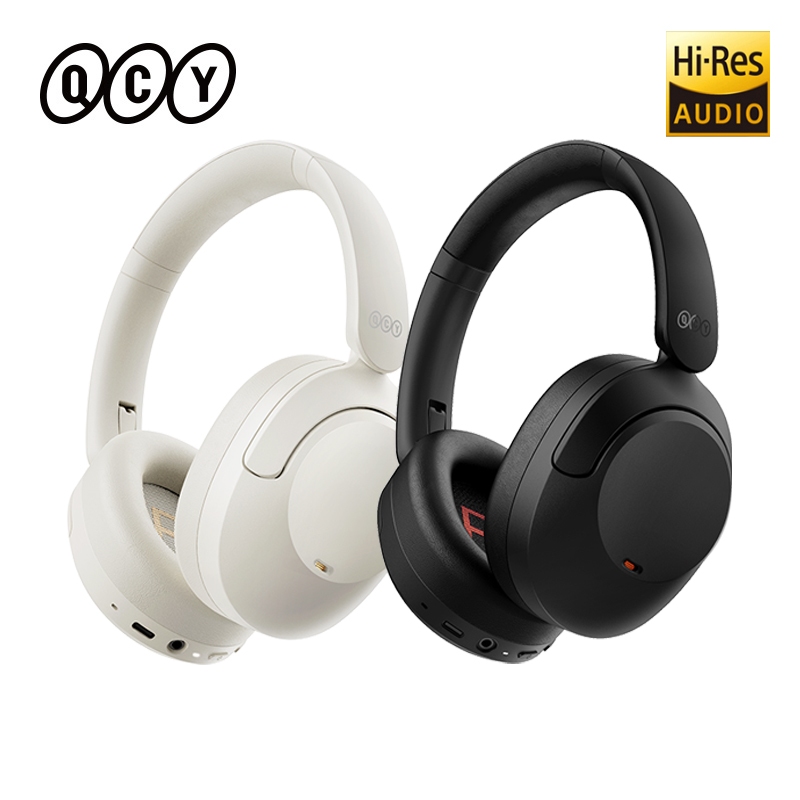 QCY H4 ANC Bluetooth Headphones Bluetooth 5.2 and 43dB Noise ...