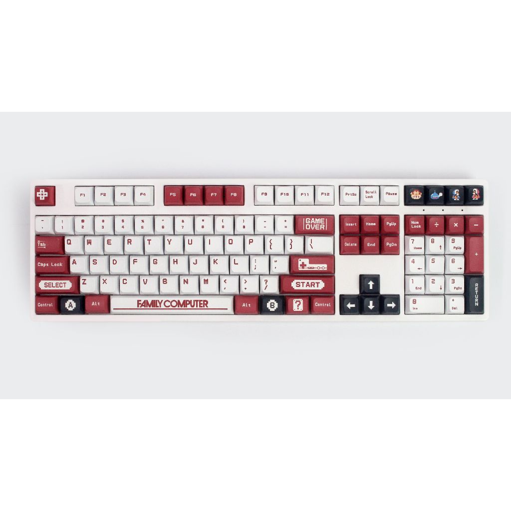 GMK Game Console Keycap, 134 Keys PBT Keycaps XDA Profile DYE-SUB ...