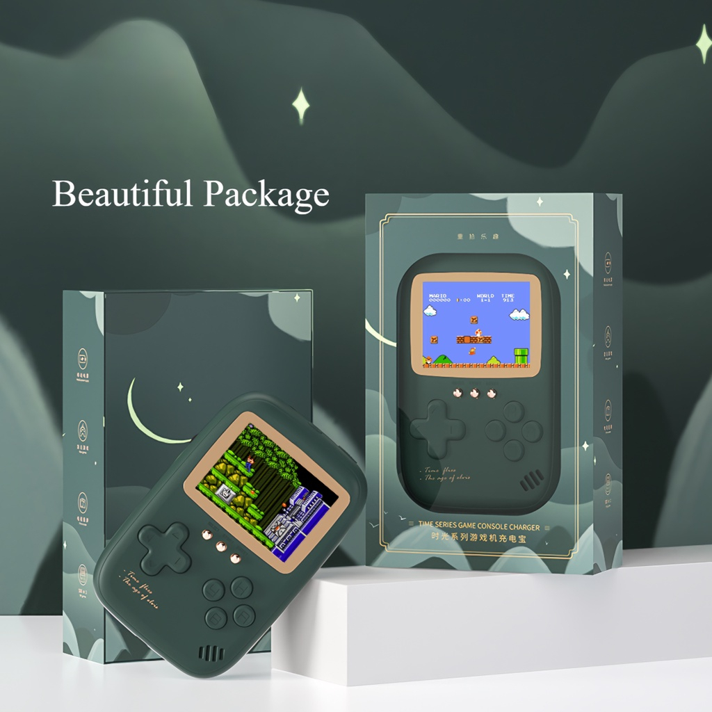 Product image Portable 3.0 Inch Retro Mini Pocket Game Machine 500 In 1 Rechargeable Game Console Power Bank 9