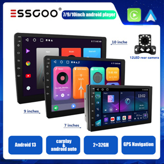 Essgoo Android Autoradio RDS 2GB+32GB 2GB+16GB Car Radio Gps Navigation  Universal 7Inch Auto Stereo Wifi 2Din For Nissian Toyota