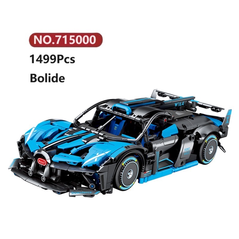 BGT Bolide 1:14 Technic Building Blocks 1499 Pcs SEMBO Block Car Bricks ...
