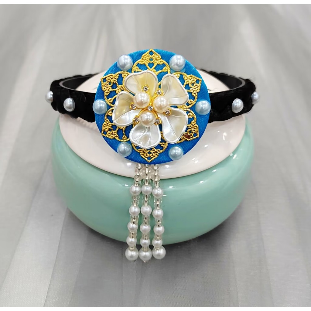 New Style Korean Version Hair Accessories Korean Version Traditional Cute  Minority Ethnic Hanbok Children Performance Headwear Accessories Headband