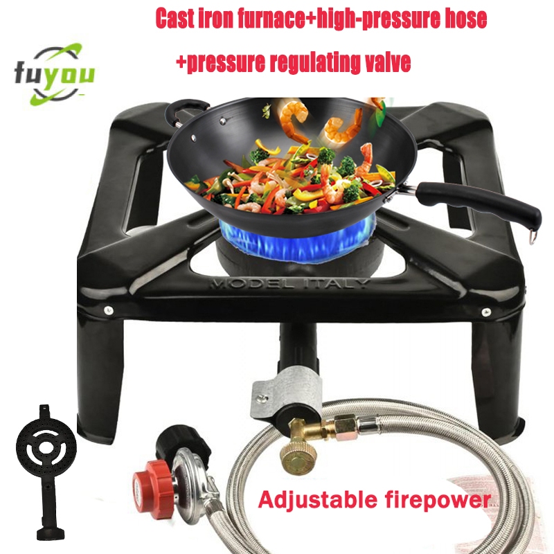 Heavy Duty Single Burner Outdoor Gas Stove 8kw Propane Burner Cooker