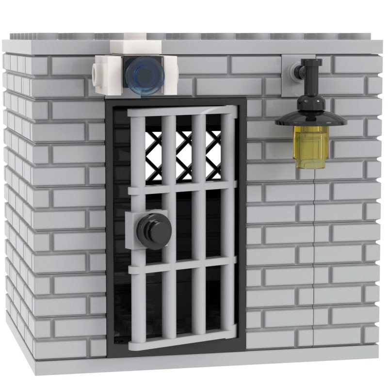 Jail Prison Camera Masonry Brick Building Blocks MOC Toys Kids ...