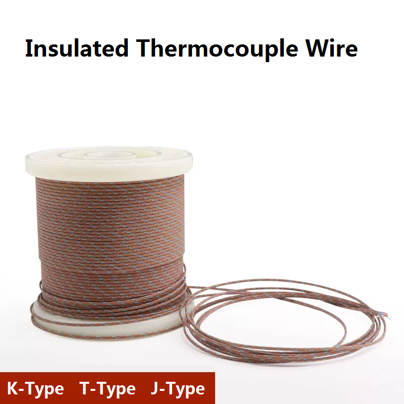 KType TType JType Insulated Thermocouple Wire Temperature