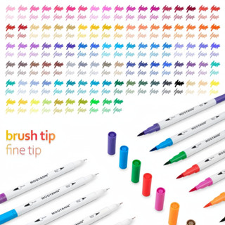 Dual Tip Brush Pen Hightune Brush Pen Color Pens Markers Calligraphy