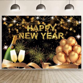Shop new year's day decorations backdrop for Sale on Shopee