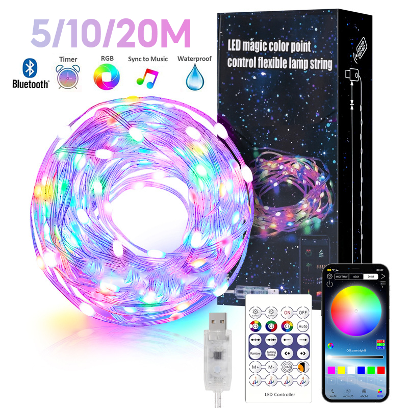 LED Strip Light RGB light Christmas Lights USB 5V Smart APP Control