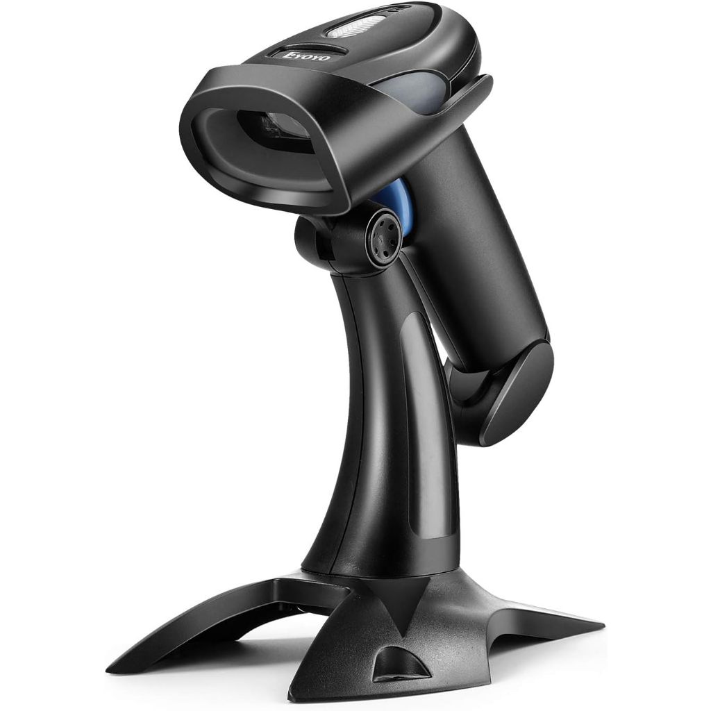 Eyoyo 1D 2D QR Code USB Wired Barcode Scanner with Stand Handheld ...