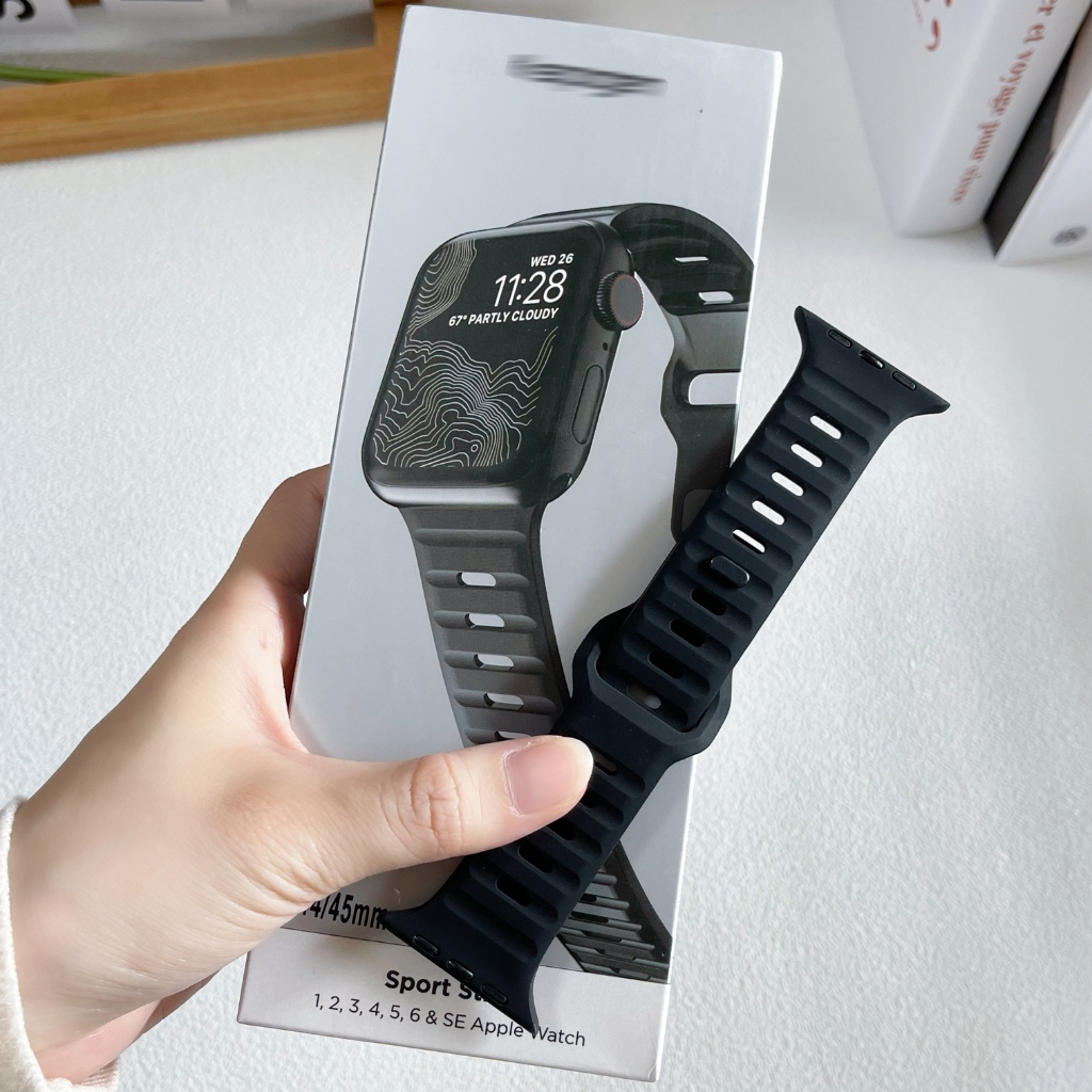 Spigen Silicone Strap for iWatch Ultra 2 49mm 45mm 41mm 44mm 40mm