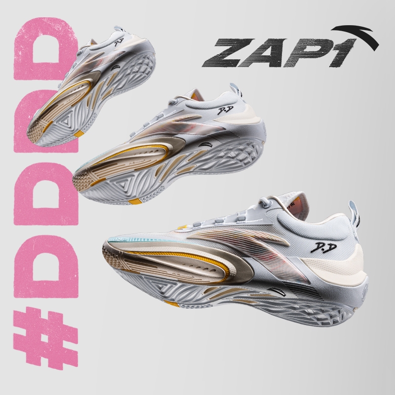 ANTA Men Zap 1 Basketball Shoes Nitrogen Technology Infield Light Anti