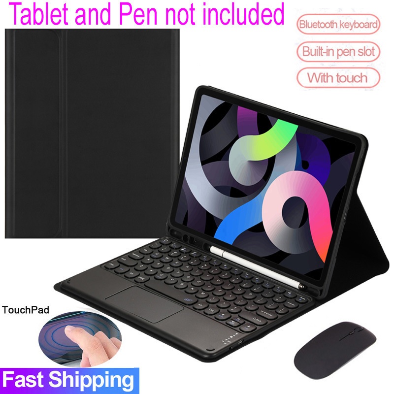Touch pad Keyboard Case For Samsung Galaxy Tab S9 S9+ S9 FE S10 FE S7