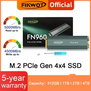 [COD & Gift] Working for PS5 512GB 1TB 2TB Fikwot FN960 M.2 2280 PCIe Gen4  x4 NVMe 1.4 Internal Solid State Drive with Heatsink - Speeds up to  5000MB/s, Dynamic SLC Cache, Compatible PS5 Internal SSD