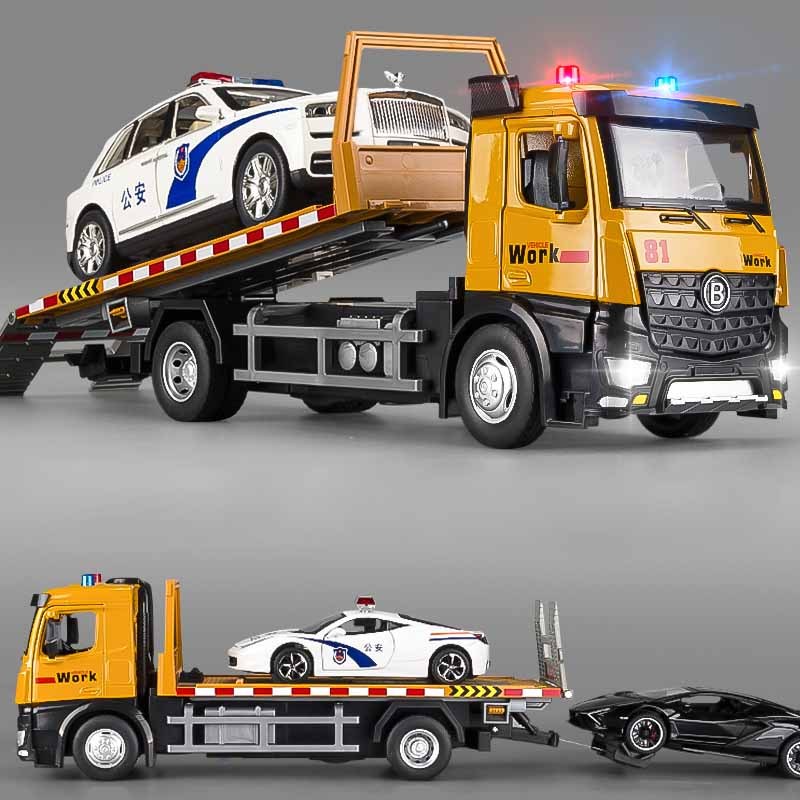 Flatbed tow truck toy clearance