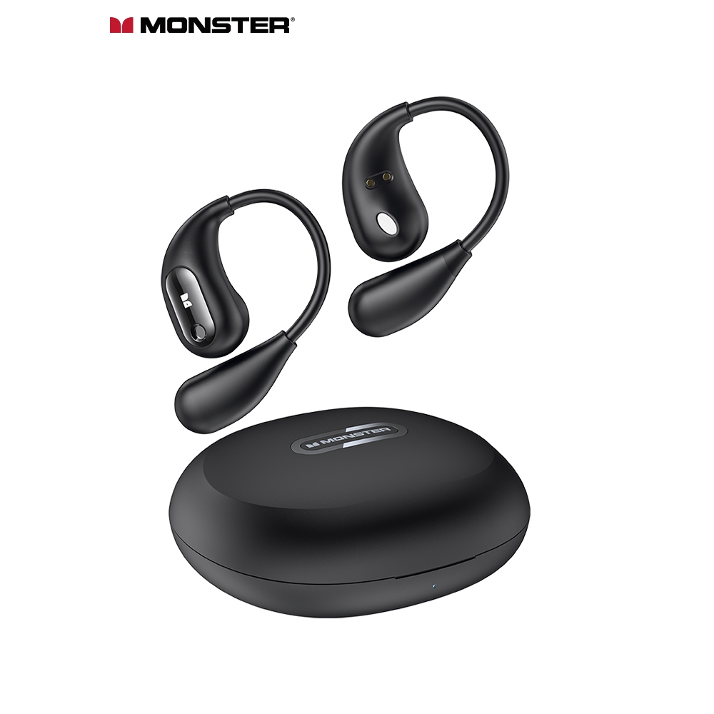 Monster Open Ear AC210 Bluetooth Earphone OWS Fully Open Earhook Headphone  IPX5 Waterproof Wireless Earphone Bluetooth