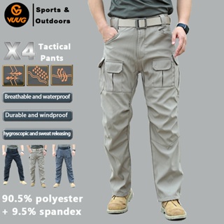 Tactical Pants Men Outdoor Work Wear Cargo Pant Military Waterproof  Multi-pockets Ripstop SWAT Hiking Trousers Army Overalls 6XL