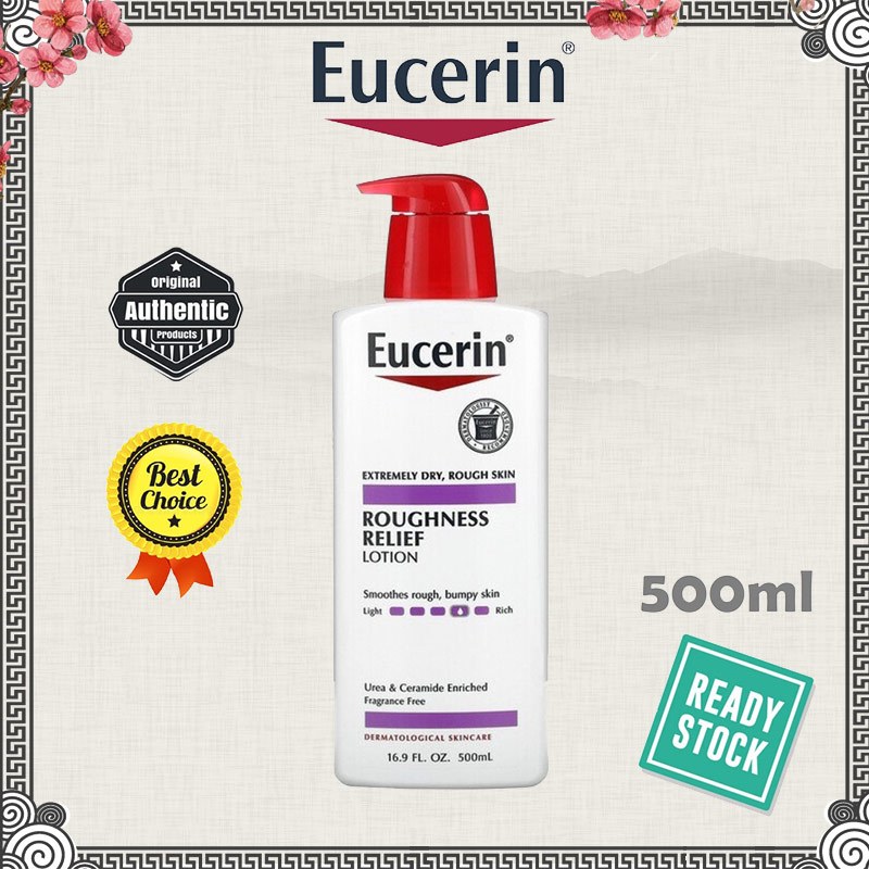 Eucerin Roughness Relief Lotion Fragrance Free Body Cream For Dry