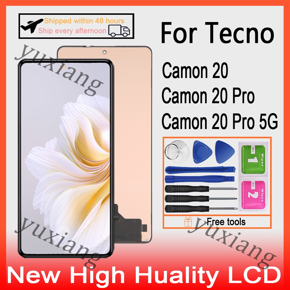 Original AMOLED TFT Tecno Camon 20 CK6 CK6n /Camon 20 Pro CK7n /Camon ...