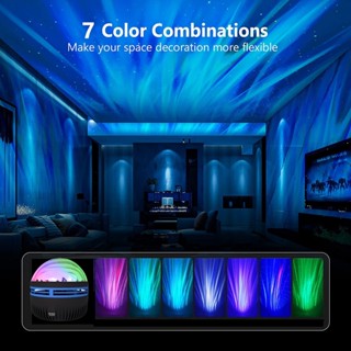 Water Ripple Starry Projetion Lamp For Bedroom Bedside Romantic Atmosphere Lamp Led Aurora Magic