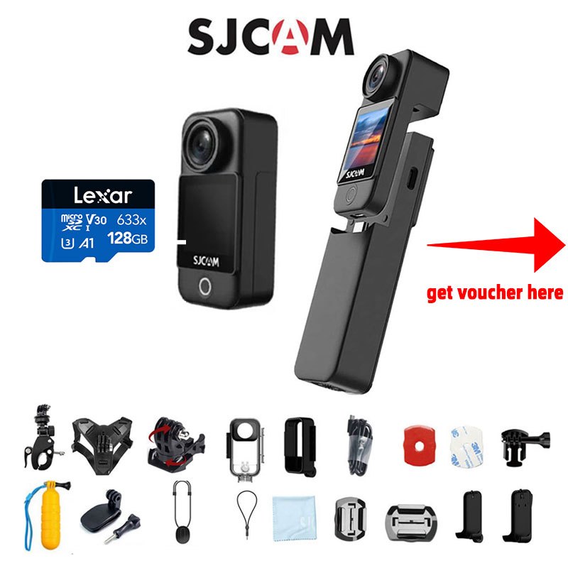 Action Cam 4K WiFi Impermeabile 30M - Camera Sport Con 2 Batterie, Grandangolo 170° - Foto 3
