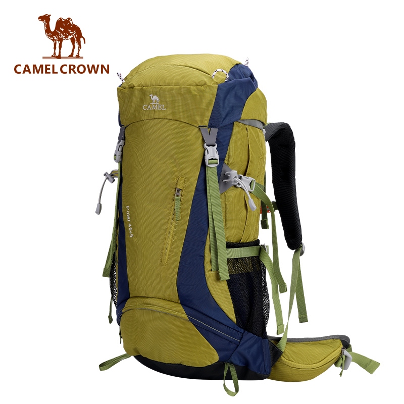 CAMEL CROWN Mountaineering bag 50L large capacity outdoor professional