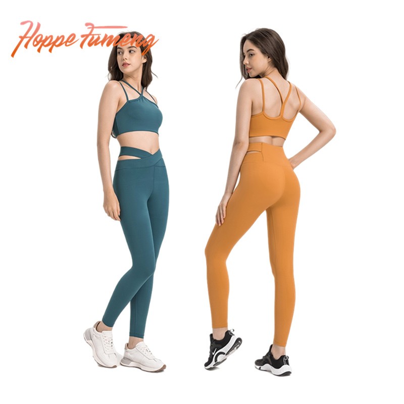 Trendiano Korean Style Yoga Pants Sports Leggings Gym Women Sports Wear  Exercise Outfit Active Wear