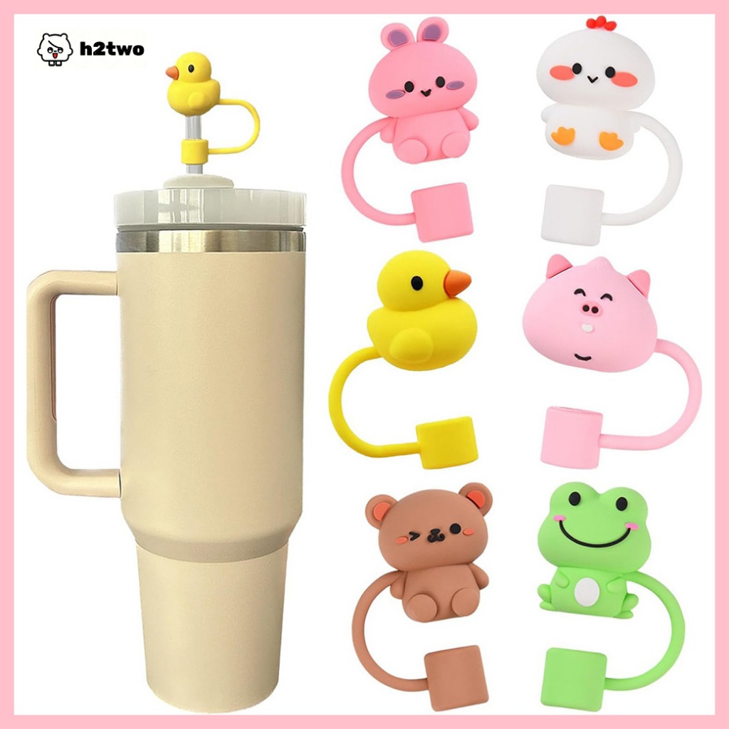 Stanley Cup Straw Toppers - Silicone Dust-Proof Covers For 30 & 40oz Tumblers