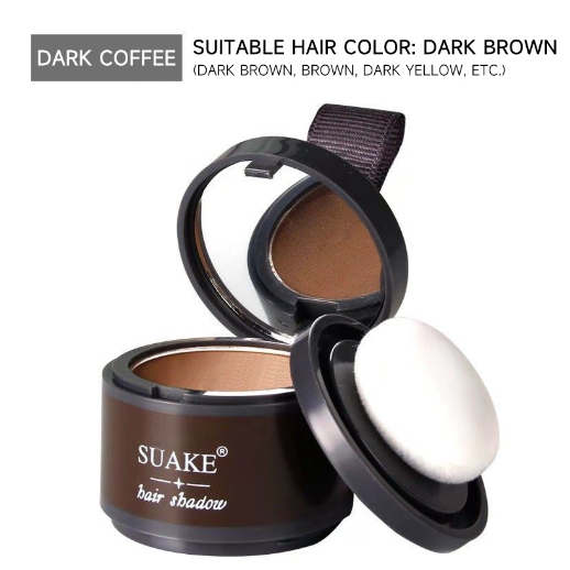 Hair Shadow Powder Quick Concealer Hairline Black/Dark Brown Waterproof ...