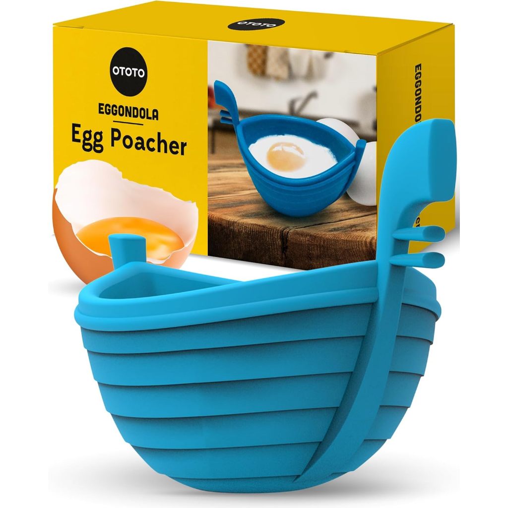 NEW!!! Eggondola Egg Poacher by GreenFriend Poached Egg Silicone Egg