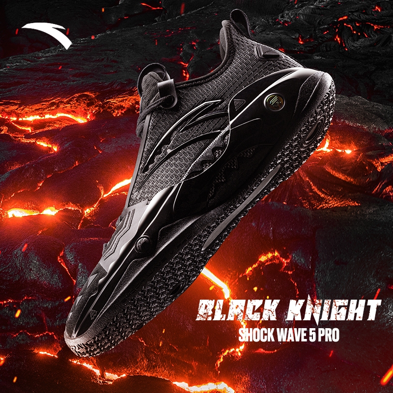 ANTA Men Shock Wave 5 Pro Basketball Shoes Kyrie Irving KAI Carbon