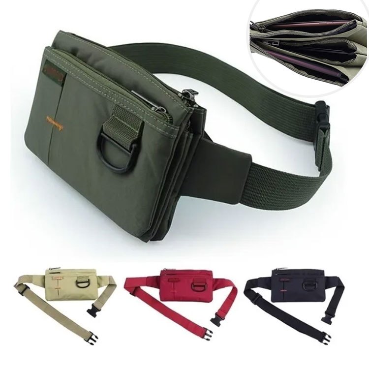 Ultrathin Layers Waist Bag Belt Bag Hip Pack Men Cycling Riding
