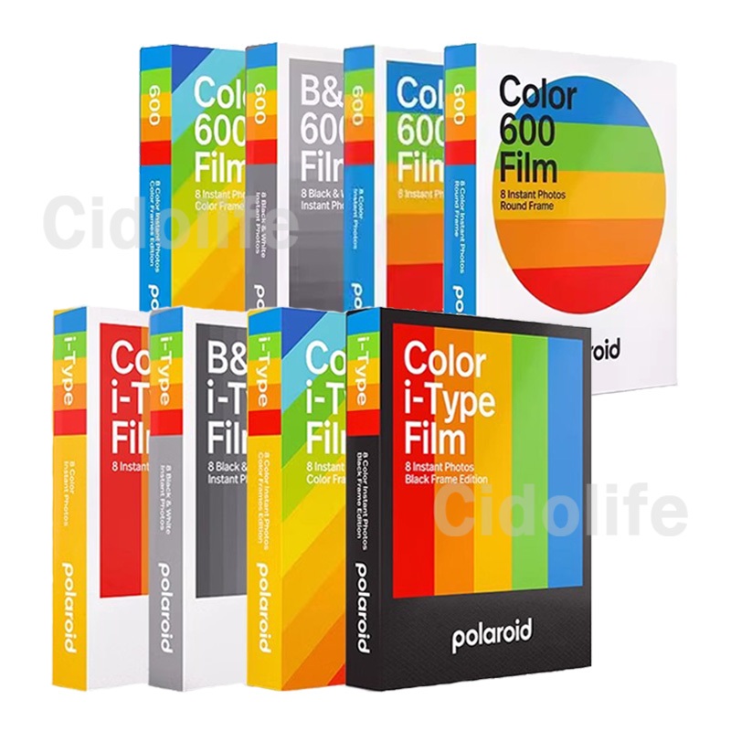 1 unit Polaroid Original 600 Color Film / iType Color Film / SX70 B&W Film , Suit for Onestep2
