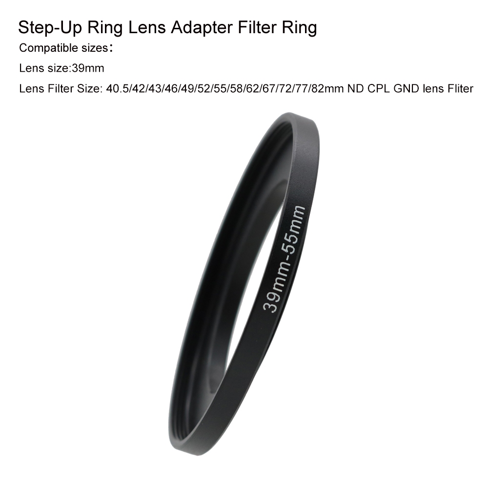 LingoFoto 37-28/30/30.5/34/40.5/42/43/46/49/52/55/58/62mm Step Up & Step Down Rings Adapter For Lens And Filter 37-42 Filter Adapter Ring