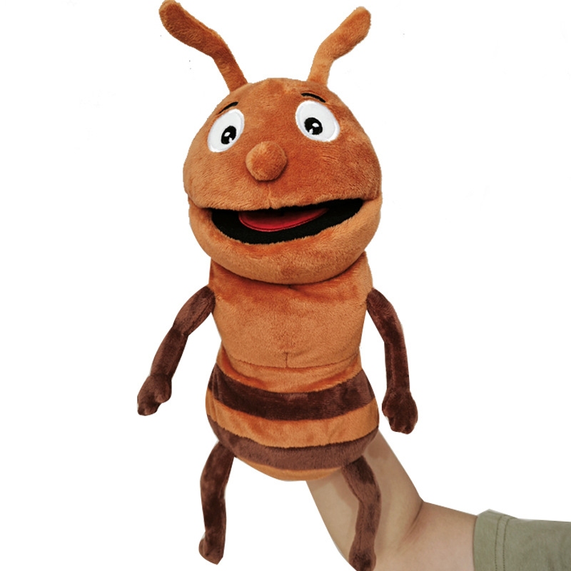 Insect Ventriloquist Hand Puppet Open Mouth Plush Toys, Storytelling ...