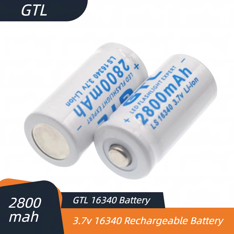 PALO CR123 CR123A Rechargeable Battery 3.7V 16340 RCR123 CR17335 CR17345  Li-Ion Battery For Flashlight Arlo Security Camera