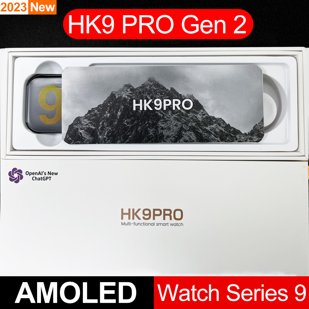 HK9 Pro Smart Watch Gen 2 AMOLED Screen 
