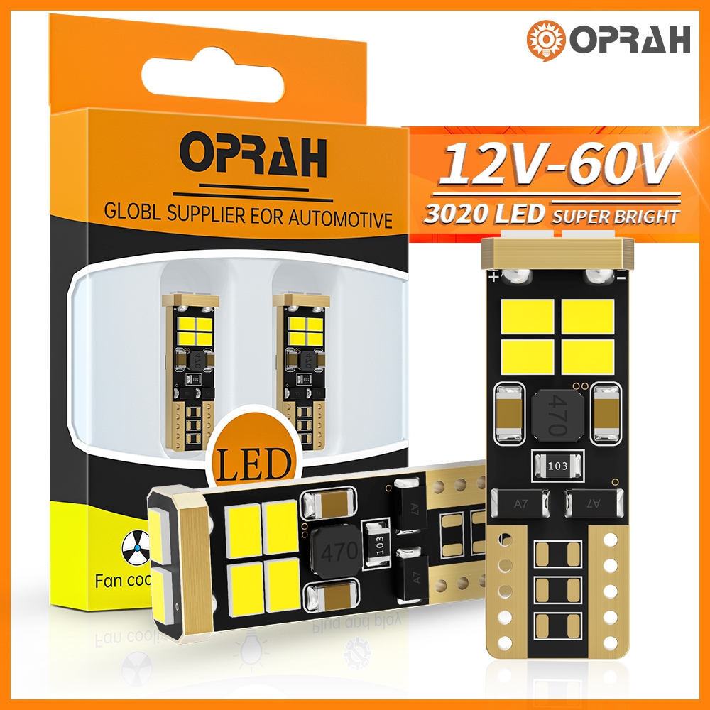 Oprah 2pcs Super Bright T10 Parking Light 10SMD LED Bulb Turn Signal ...