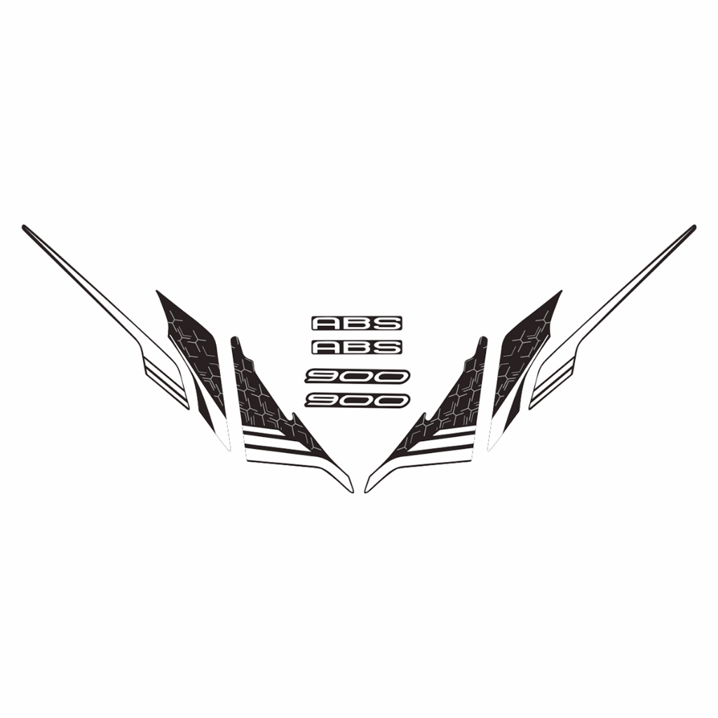 kawasaki z900 sticker for motorcycle body & wheel rim decals decorate ...