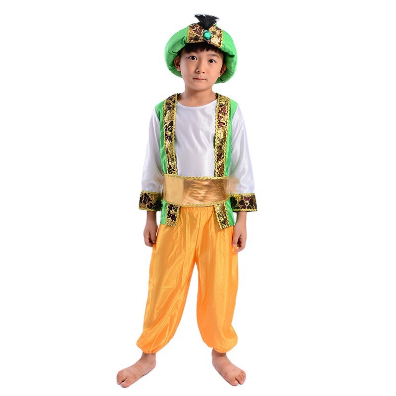 Kids Boys Girls Medieval Cosplay Steampunk Tailcoat Sleeveless Golden Laces Deco