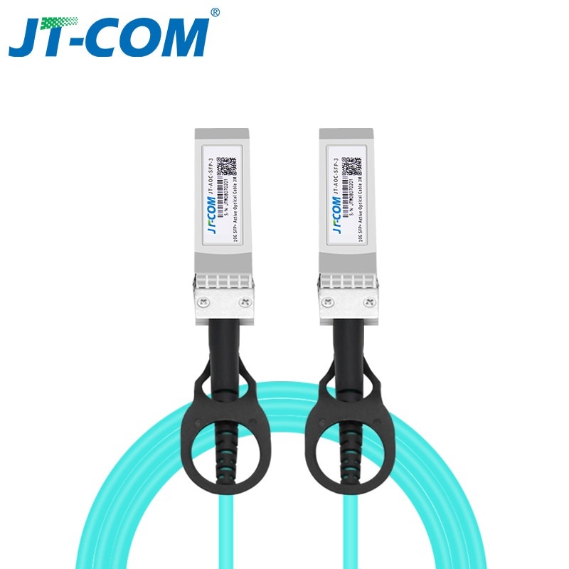 JT-COM AOC FIBER OPTIC CABLE 10G SFP+ (Multimode) SFP MODULE - 1m/2m/3m ...