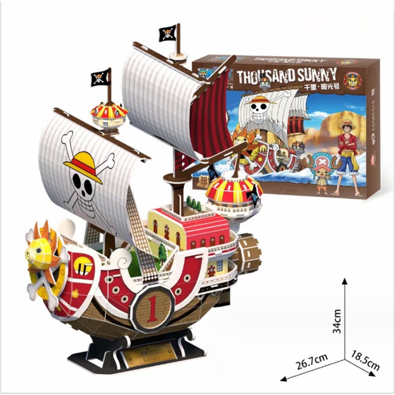 One Piece Sunshine Assembly Decoration Ship Model | Shopee Philippines