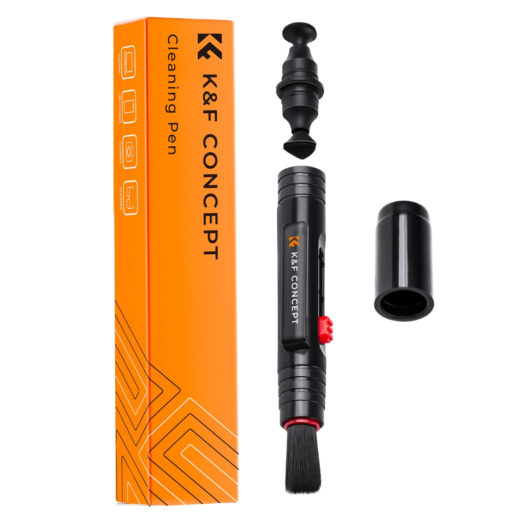 K&F Concept Lens Cleaning Pen with Retractable Soft Brush for DSLR