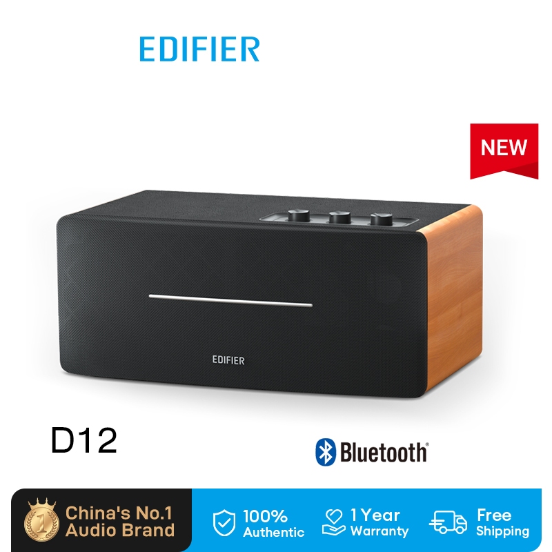 Edifier D12 Integrated Stereo Speakers Tabletop Bluetooth 5.0 RCA