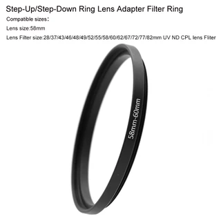 49-58mm Metal Step Up Lens Filter Converting Adapter Ring 49mm-58 E49-E58 Japan
