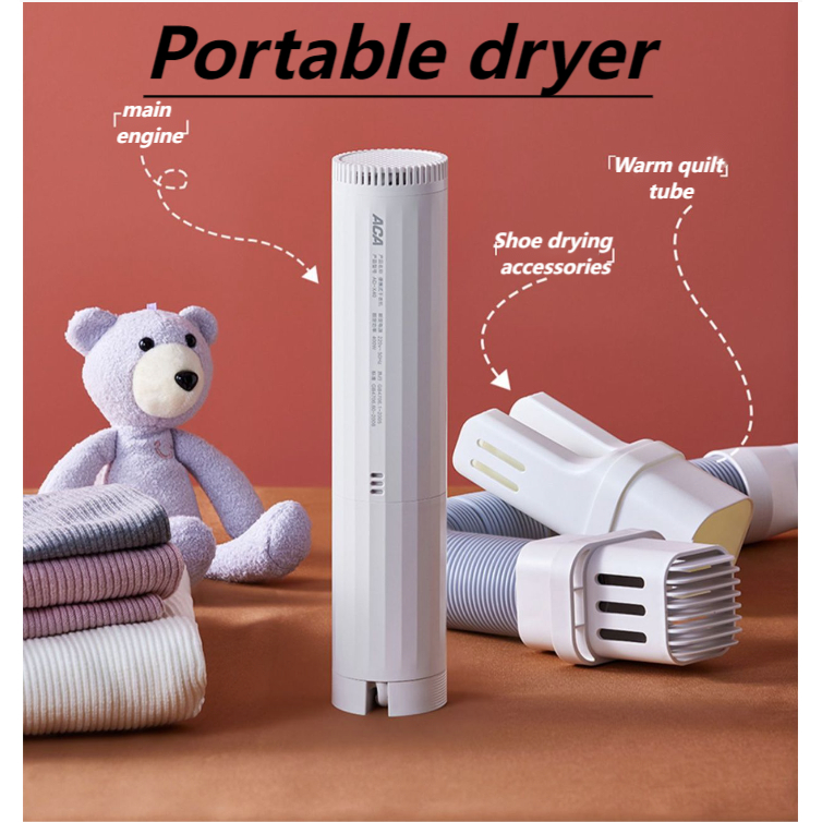 Portable clothes dryer, timed household rack, dormitory small travel  clothes dryer