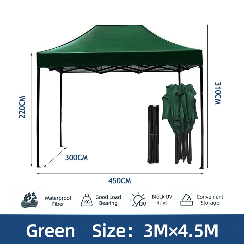 Folding Tent Waterproof 2×2m/3×3m/3×4.5m/3×6m For Camping For Car For ...