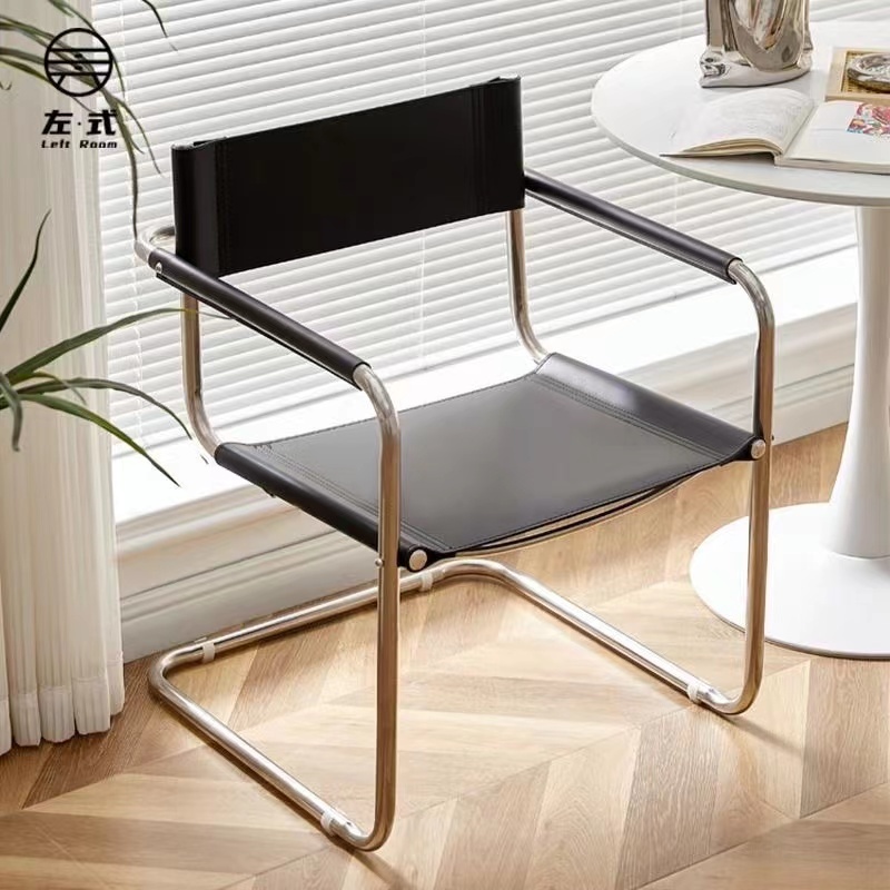 Nordic Designer Stainless Steel Leisure Chair Medieval Bag House Dining ...