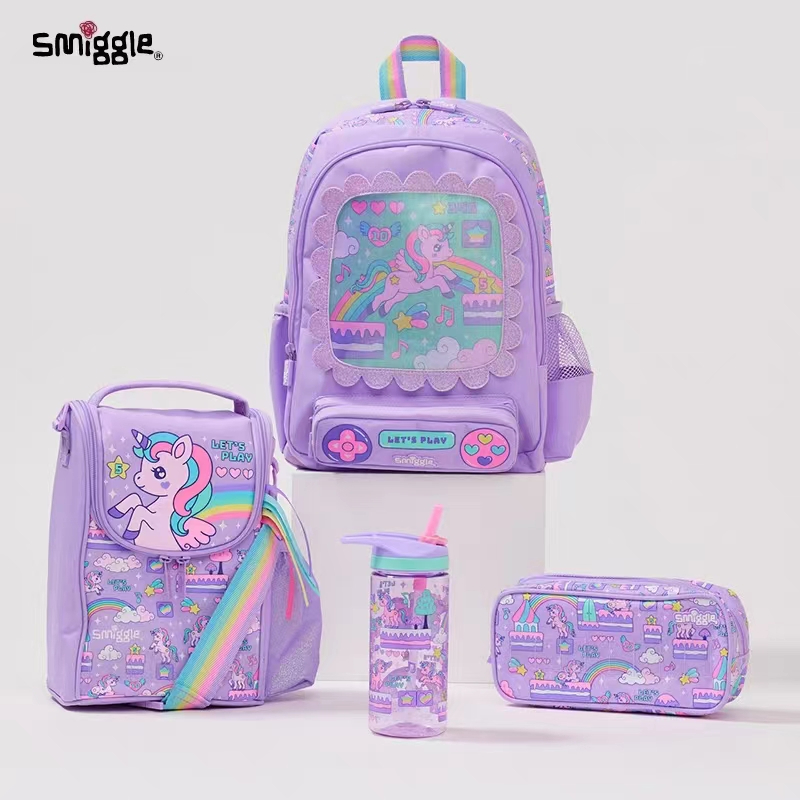 Smiggle Purple Unicorn Bag Smiggle Purple Unicorn Let's Play