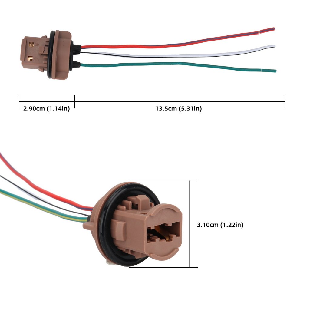 1PC Car Lamp Lights Bulb Socket T10 T20 1156 1157 BA15S BAY15D Brake ...