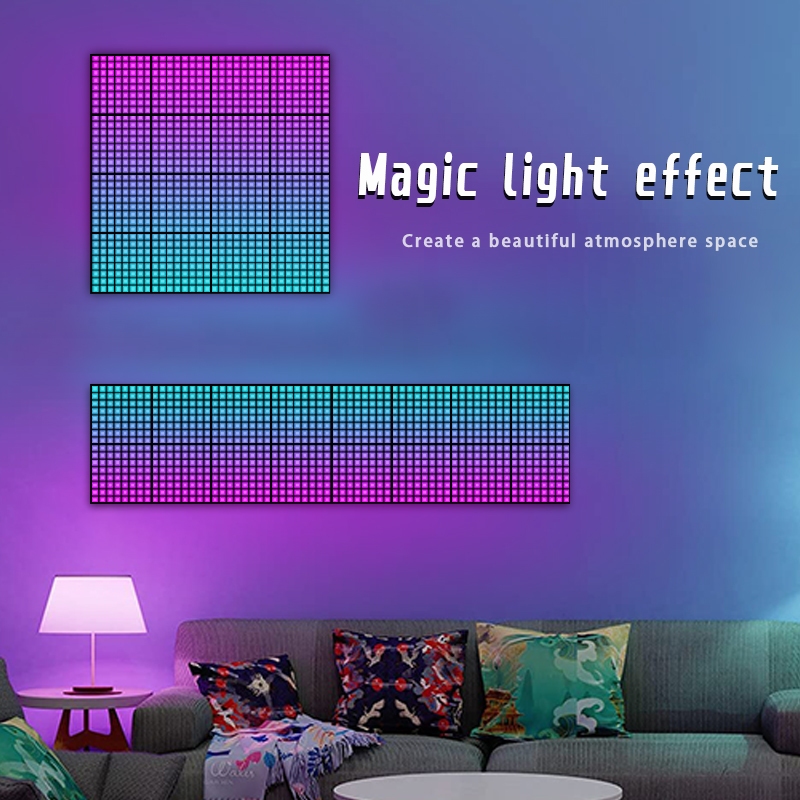BTF-LIGHTING 1+15 LED Pixel Display Panel USB 5V APP Programmable ...